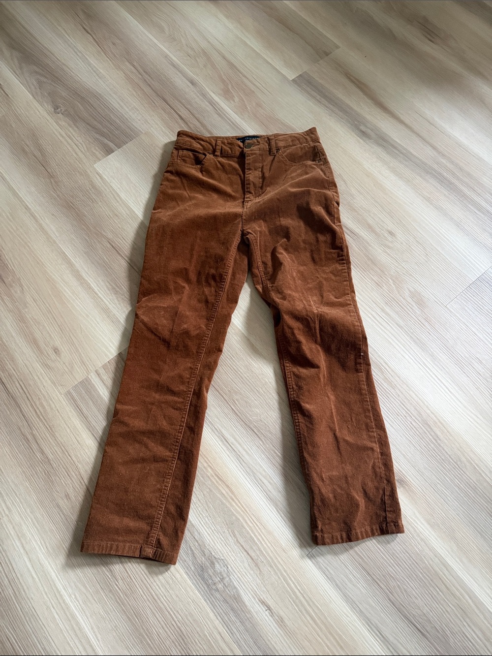 Sanctuary Women's Straight-Leg Corduroy Pants in Rust